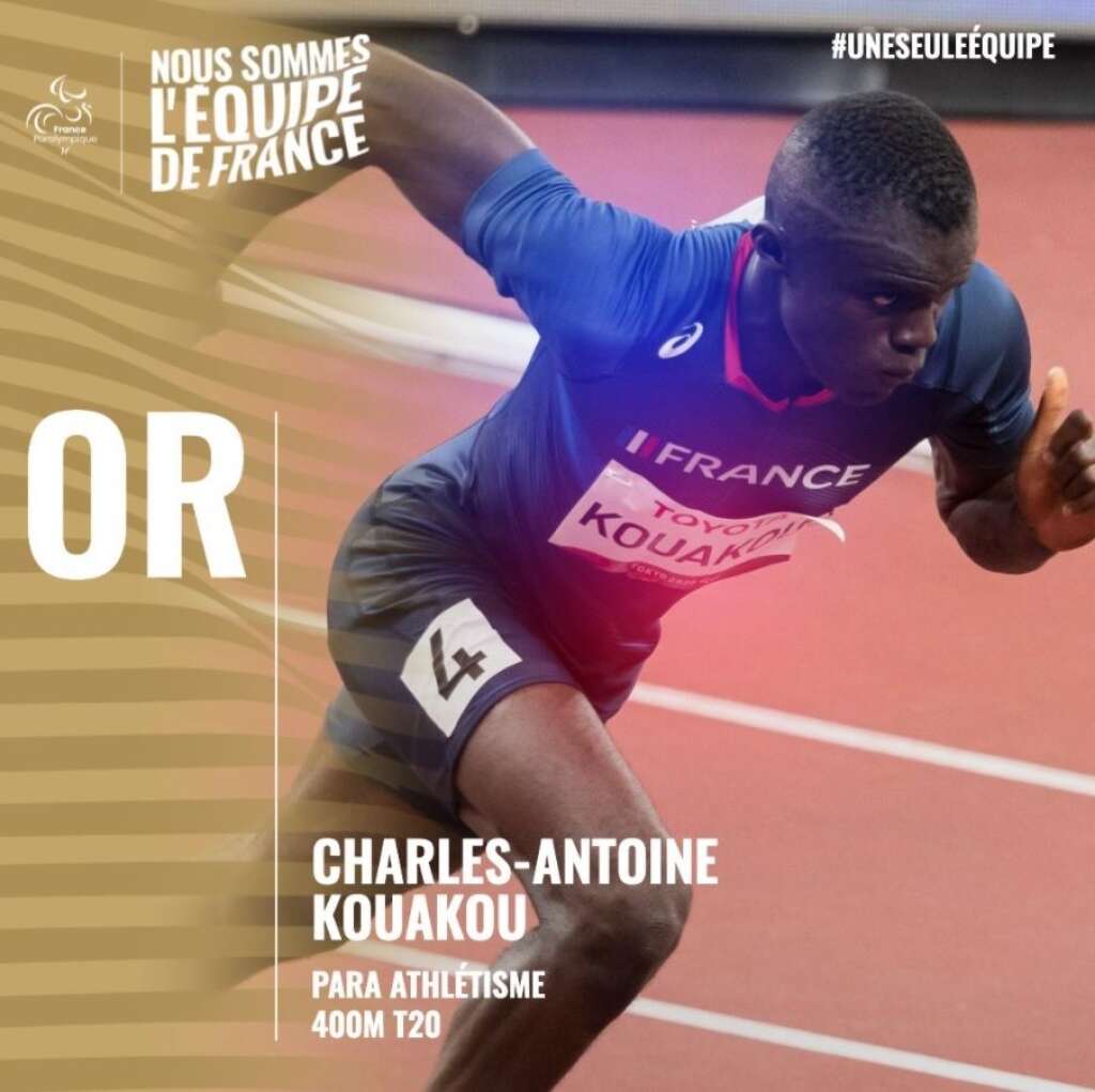 - Charles-Antoine Kouakou, 6e médaille d'or française