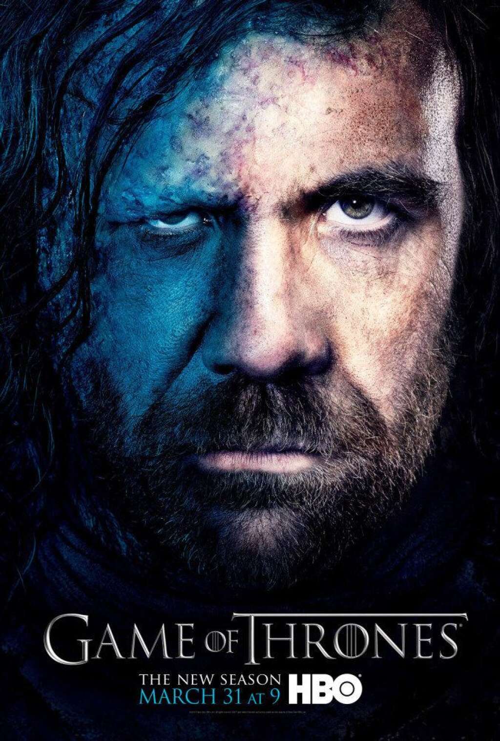 'Game of Thrones' Character Posters - Rory McCann as Sandor Clegane (The Hound).