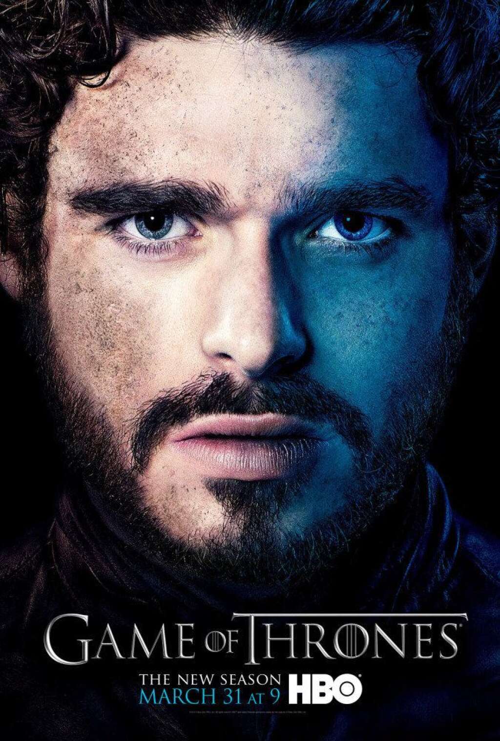 'Game of Thrones' Character Posters - Richard Madden as Robb Stark.