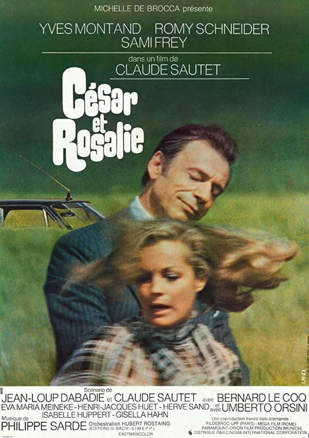 "César et Rosalie" de Claude Sautet (1972) - "César et Rosalie" de Claude Sautet (1972) a été scénarisé par Jean-Loup Dabadie.