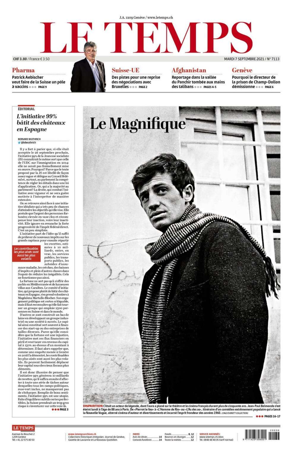 Le Temps - "Le Magnifique", se souvient le quotidien suisse.