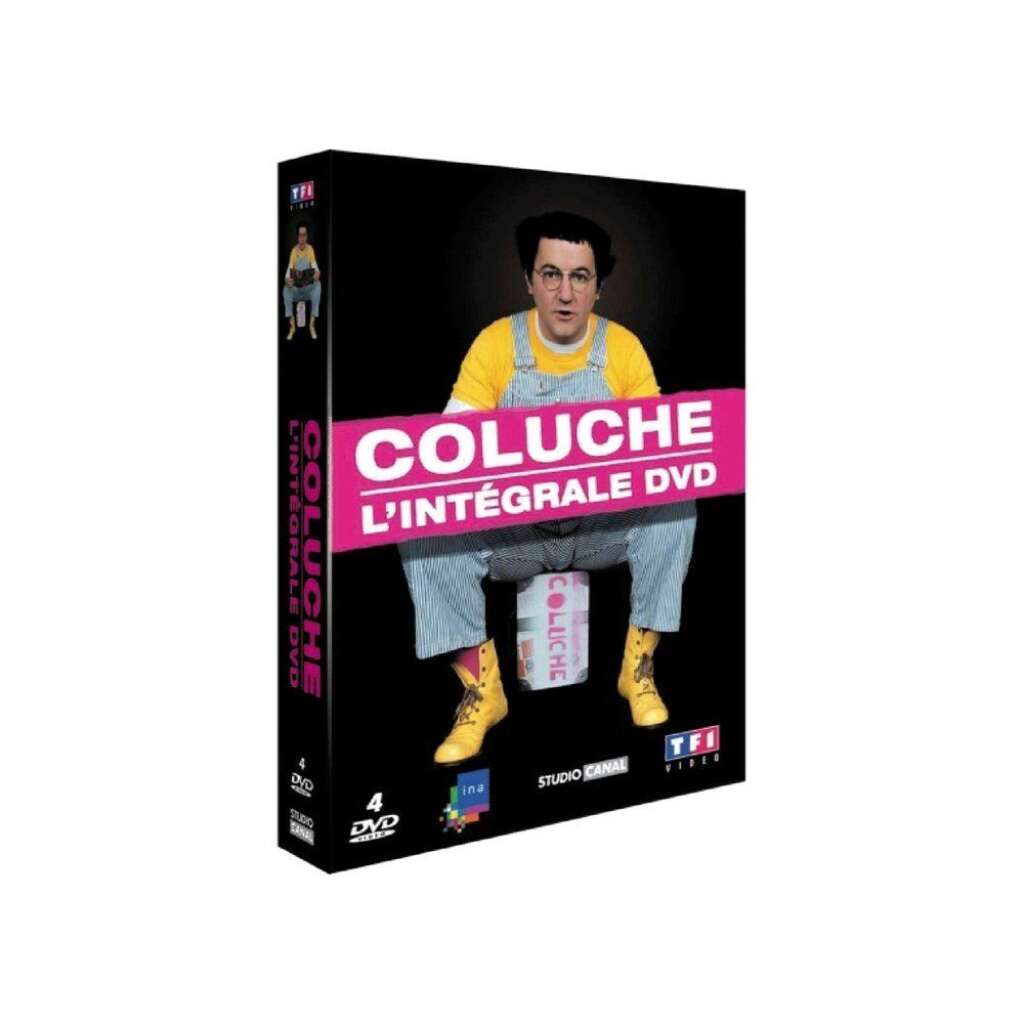 Coluche, l'intégrale en DVD - 39,99 euros.  C'est juste une idée comme ça.