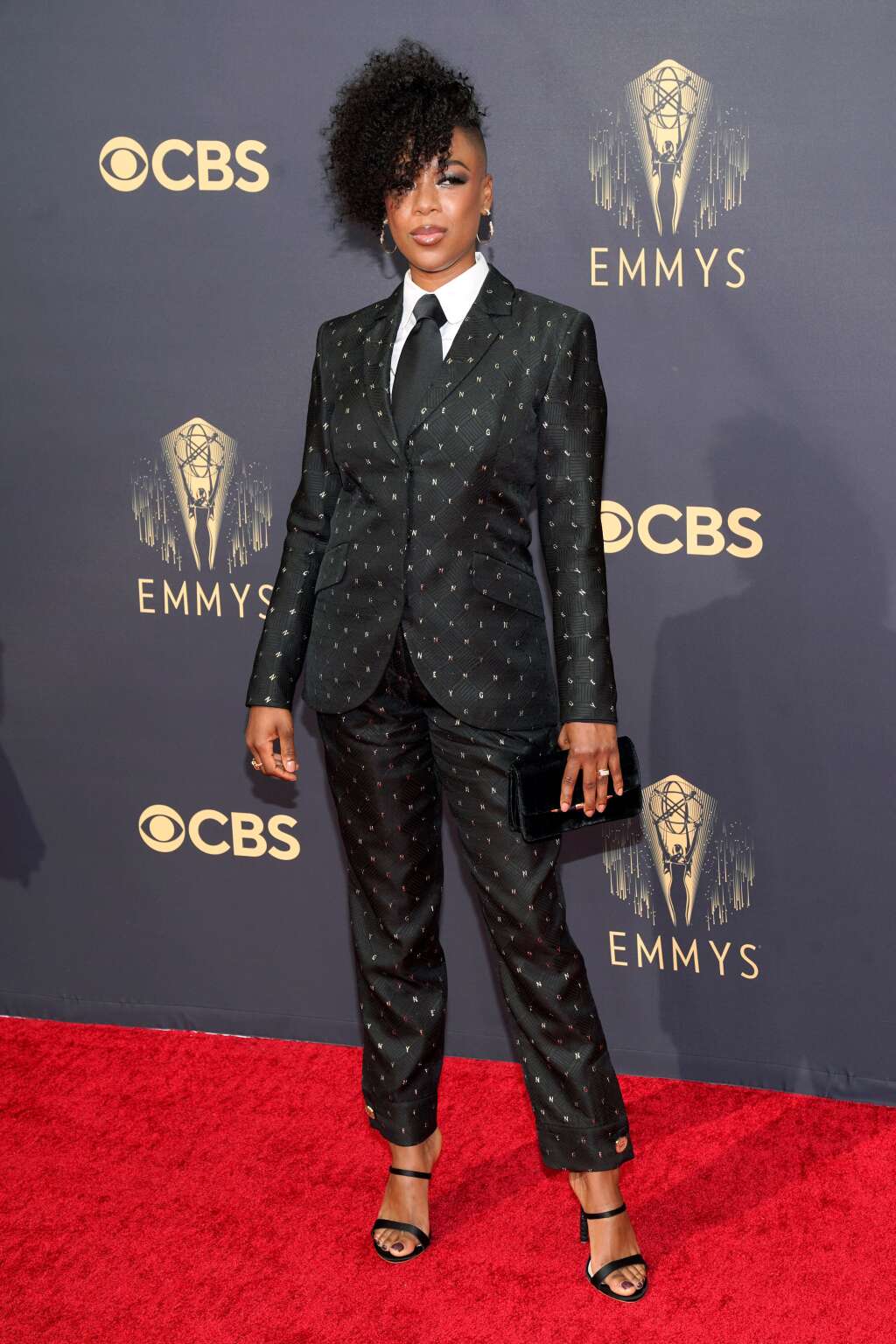 2021 Primetime Emmy Awards - Arrivals - Samira Wiley arrives at the 73rd Primetime Emmy Awards on Sunday, Sept. 19, 2021, at L.A. Live in Los Angeles. (AP Photo/Chris Pizzello)