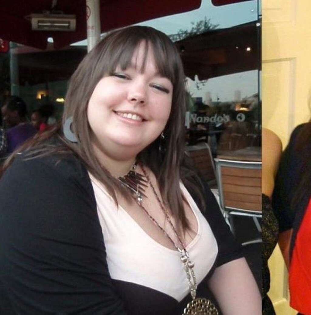 Katie BEFORE - <a href="http://www.huffingtonpost.com/2012/08/26/i-lost-weight-katie-lowe_n_1818368.html" target="_hplink">Read Katie's story here.</a>