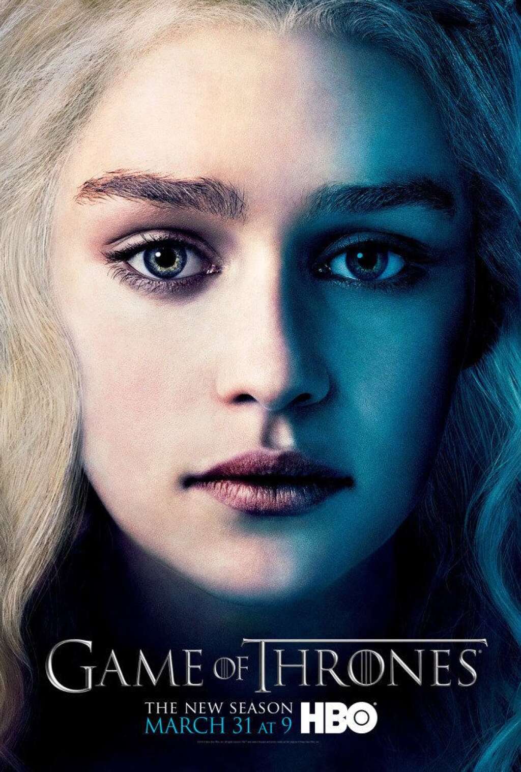 'Game of Thrones' Character Posters - Emilia Clarke as Daenerys Targaryen.