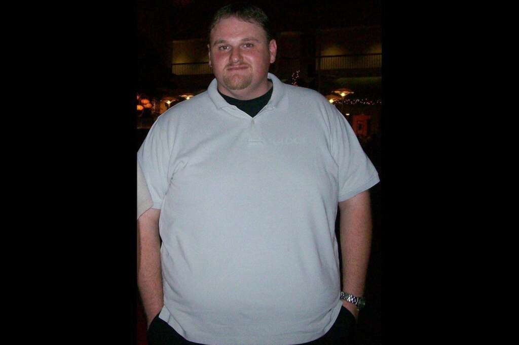 Jeremiah BEFORE - <a href="http://www.huffingtonpost.com/2012/03/23/weight-loss-success-jeremiah-sears_n_1341901.html" target="_hplink">Read Jeremiah's story here.</a>