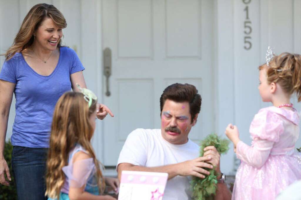 "How A Bill Becomes A Law" - Lucy Lawless as Diane, Nick Offerman as Ron Swanson.