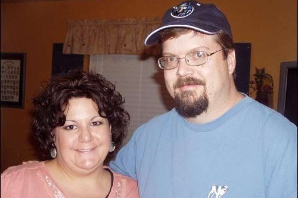 Lori And Ed BEFORE - <a href="http://www.huffingtonpost.com/2013/02/14/i-lost-weight-lori-ed-olson_n_2585619.html">Read Lori and Ed's story here.</a>
