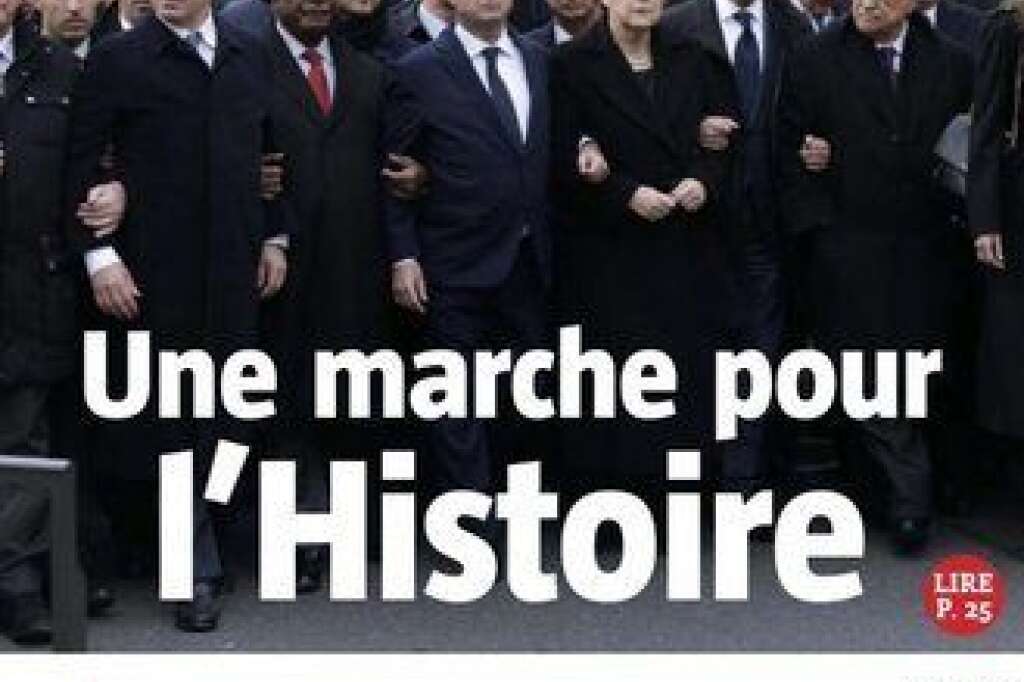Marche républicaine: les unes de la presse française -