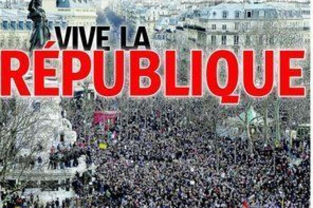 Marche républicaine: les unes de la presse française -