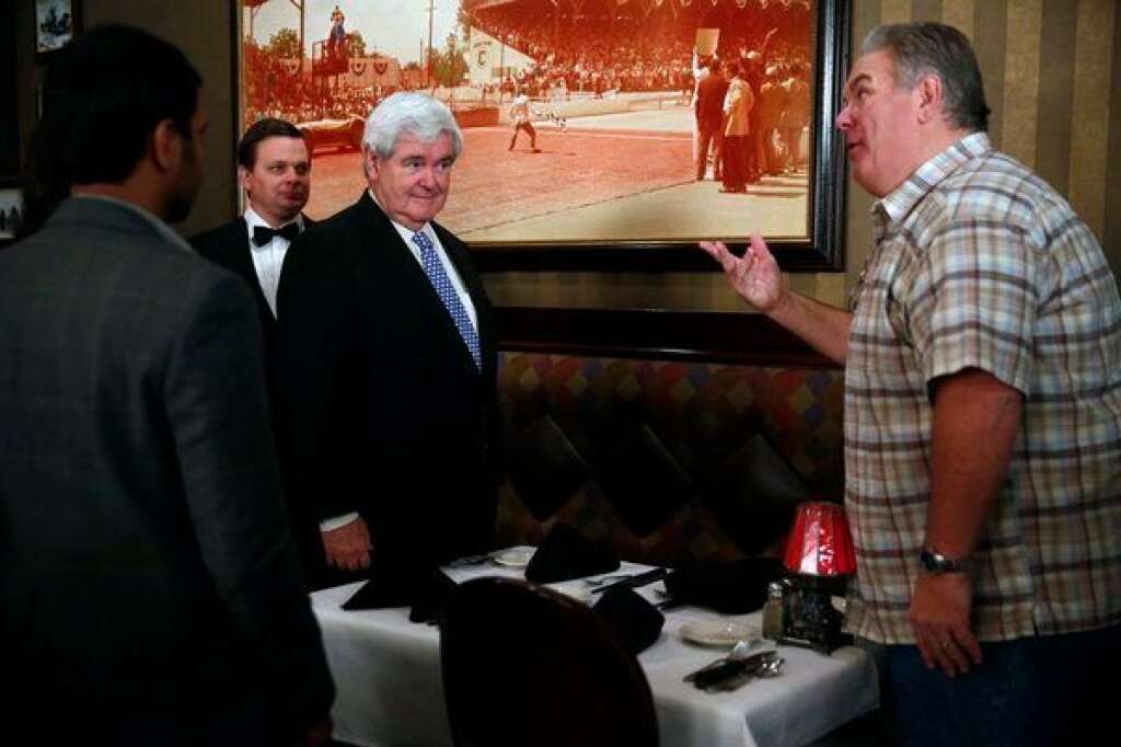 "Two Parties" - Newt Gingrich, Jim O'Heir as Jerry Gergich