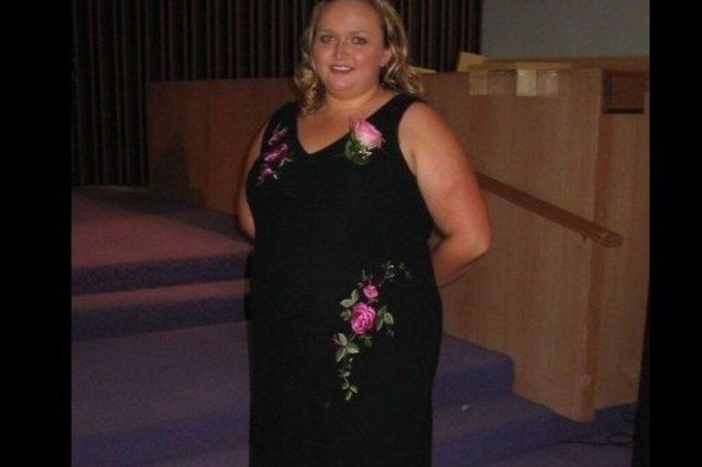 Amanda BEFORE - <a href="http://www.huffingtonpost.com/2011/09/23/amanda-learned-to-enjoy-exercise-and-lost-135-pounds_n_976798.html" target="_hplink">Read Amanda's story here.</a>
