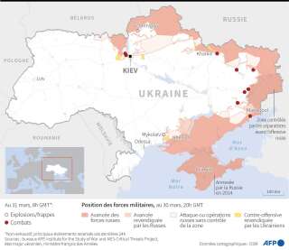 Le point sur la situation militaire en Ukraine ce jeudi 31 mars.