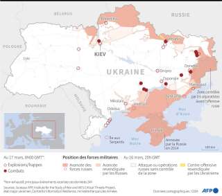 Situation militaire en Ukraine au 17 mars.