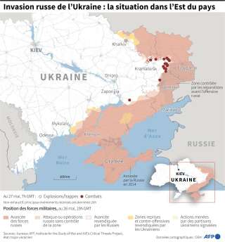 Situation dans le Donbass au 27 mai 2022.