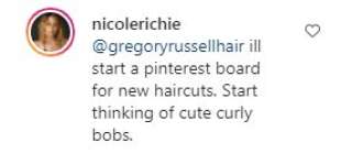 La réponse de Nicole Richie au commentaire de Gregory Russell sous sa vidéo