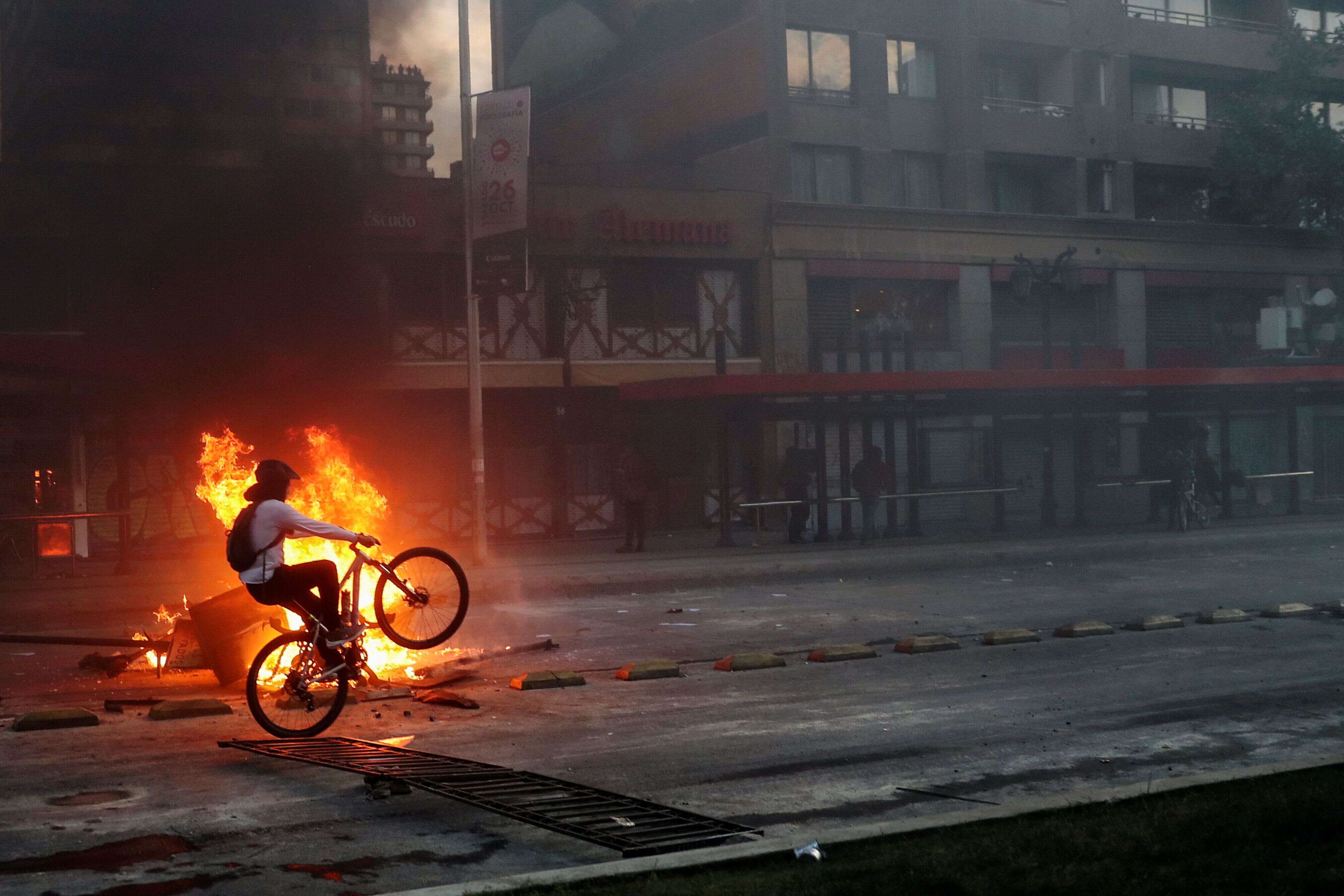 Manifestations violentes au Chili