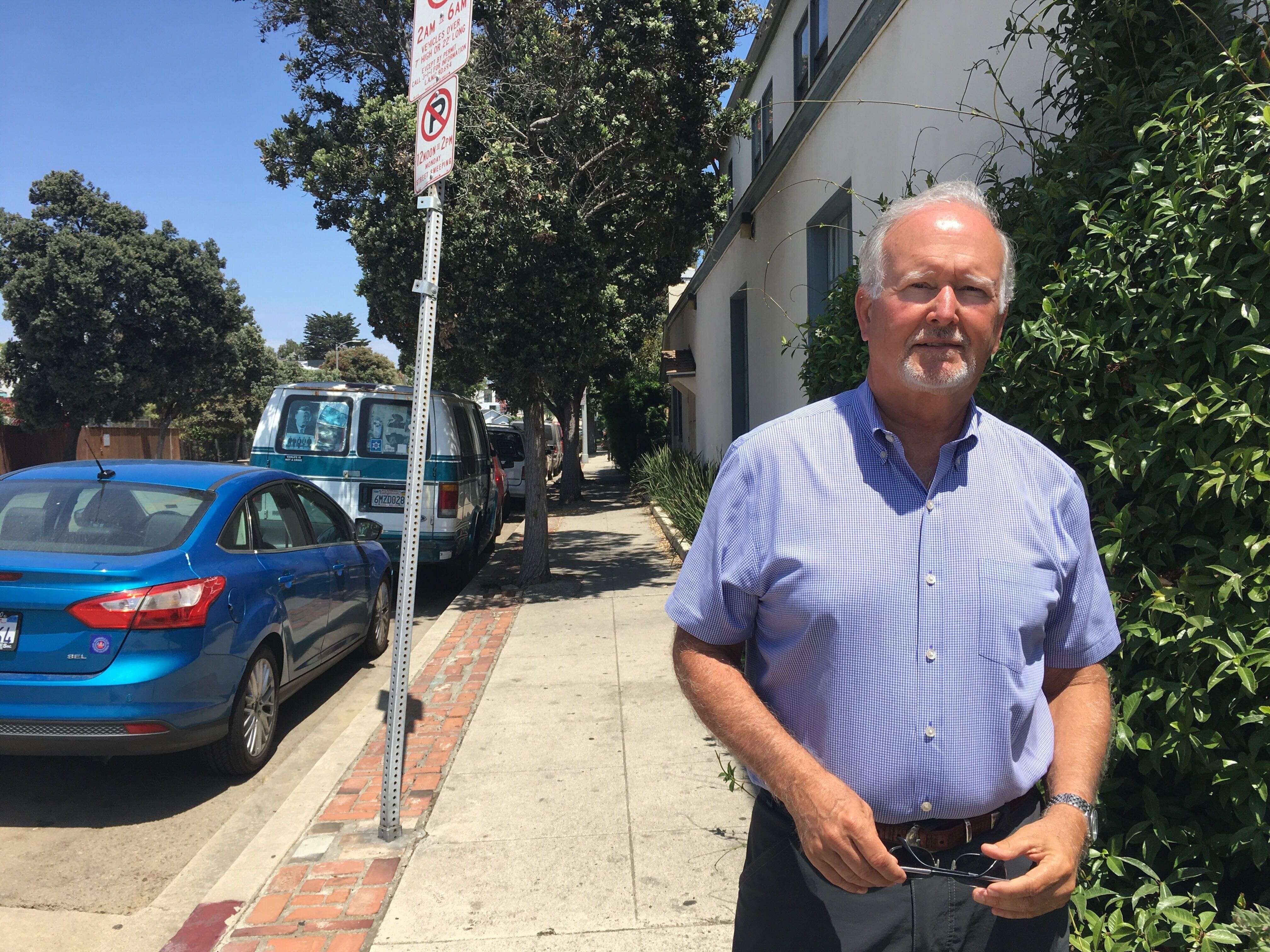 Mark Ryavec, président de la Venice Stakeholders Association, souhaite que les autorités durcissent leur politique à l'égard des personnes vivant dans leur voiture.