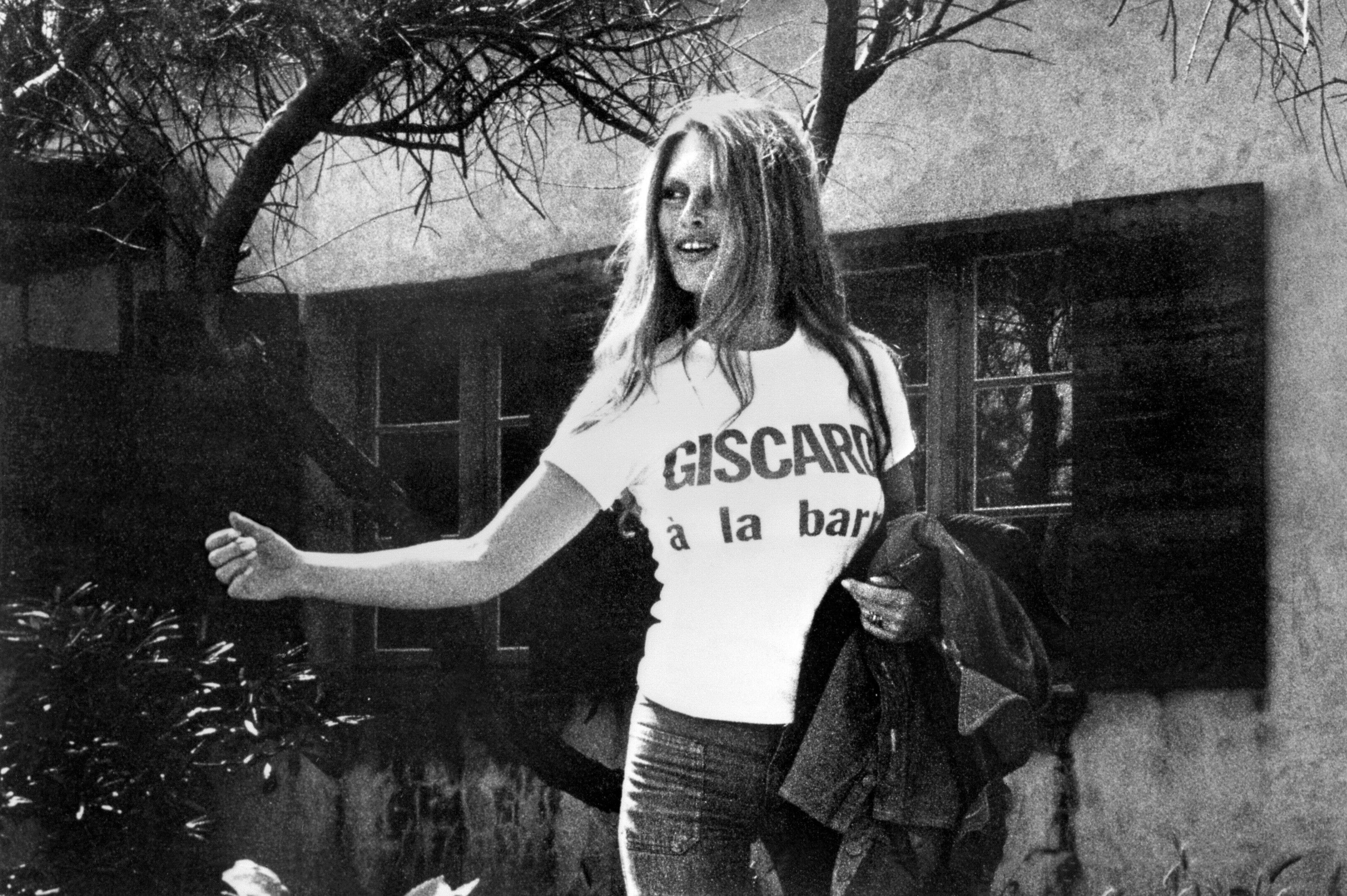 Brigitte Bardot et son t-shirt 