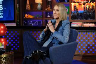 WATCH WHAT HAPPENS LIVE WITH ANDY COHEN -- Episode 16187 -- Pictured: (l-r) Celine Dion -- (Photo by: Charles Sykes/Bravo/NBCU Photo Bank via Getty Images)