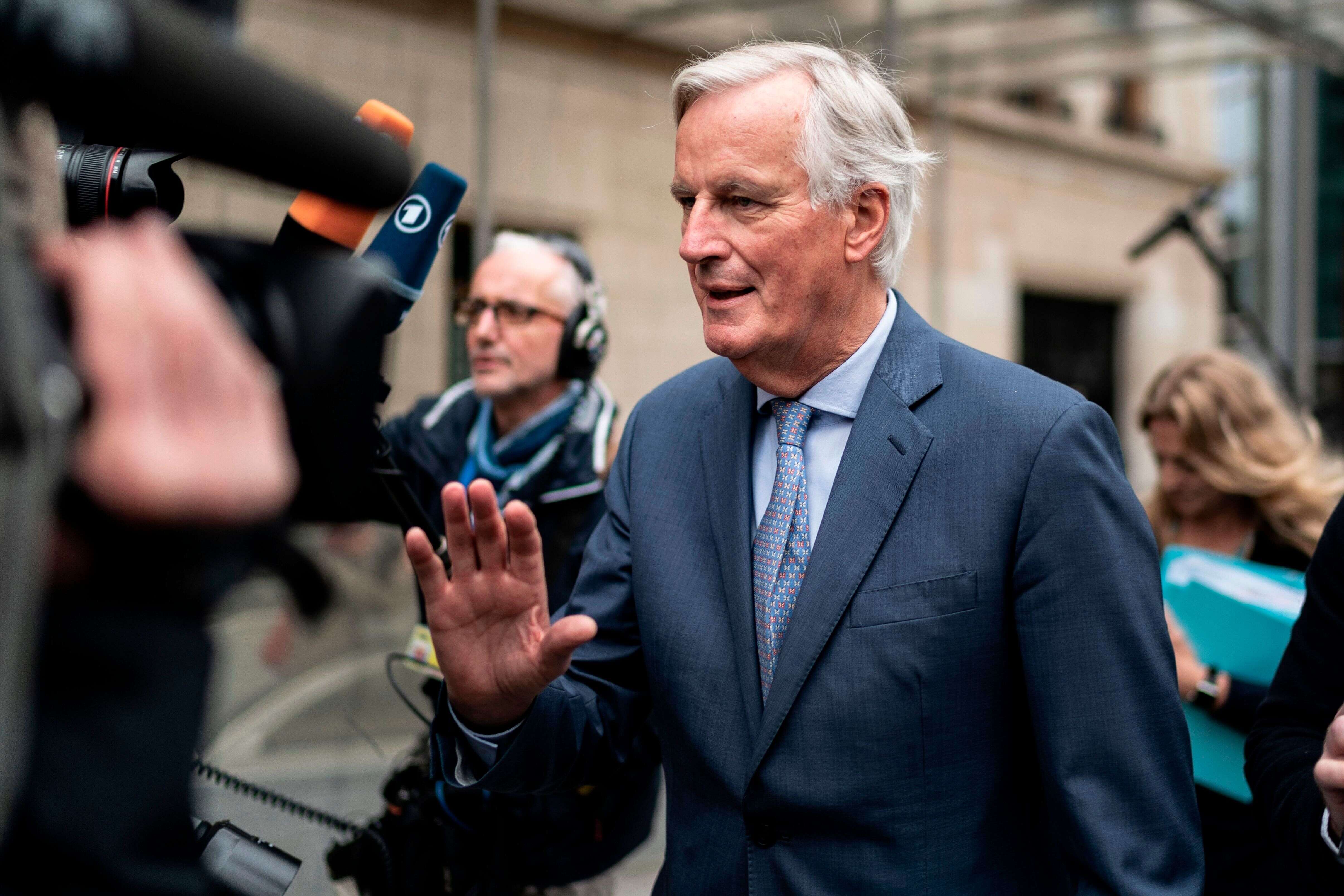 Michel Barnier à Bruxelles le 11 octobre.