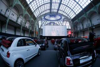 Le Grand Palais à Paris transformé en Cinema Paradiso, un drive-in éphémère signé MK2 en juin 2013