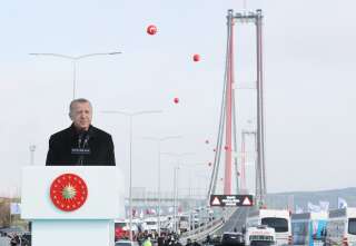 Recep Erdogan inaugurant le pont de 