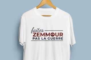 T-shirts mis en vente sur la boutique Eric Zemmour 2022.