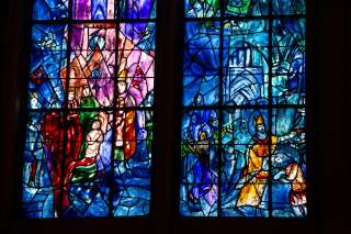 La cathédrale de Reims et les vitraux de Marc Chagall.