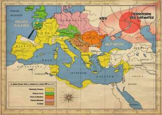 Carte du continent Eurasien dans Astérix et le Griffon