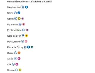 La RATP a partagé la liste des 12 stations de métro parisien qui ont été rebaptisés le temps d'une journée.