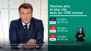 Au cours de son allocution, Emmanuel Macron a détaillé un nouveau calendrier de vaccination contre le covid-19.