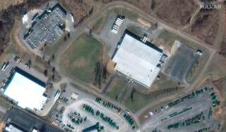 Cette photo satellite datant du 28 janvier 2017 montre l'usine et les bâtiments voisins.