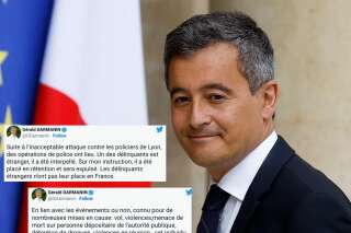Attaque de policiers à Lyon: Darmanin annonce l’expulsion d’un étranger, mis hors de cause, pour d’autres faits