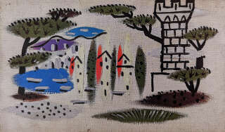 Pablo Picasso - Paysage de Juan Les Pins, 1924 (huile sur toile)