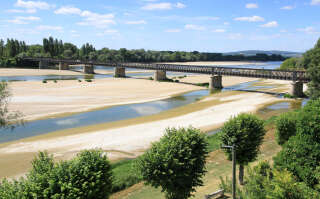 Le débit de la Loire atteint des records mais son niveau a déjà été aussi bas. (Photo prise en 2016)
