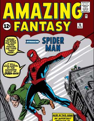 Comic « Amazing Fantasy », sorti en 1962.