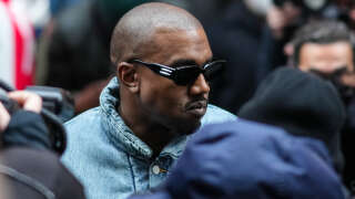 Kanye West à Paris, le 23 janvier 2022.