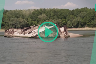 En Serbie, des épaves nazies remontent à la surface du Danube à cause de la sécheresse