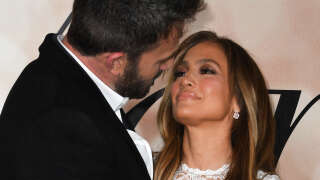 US actress Jennifer Lopez and actor Ben Affleck arrive for a special screening of 
