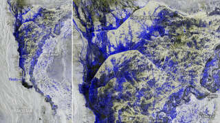 Copernicus satellite images show us the extent of the torrential rains hitting Pakistan.