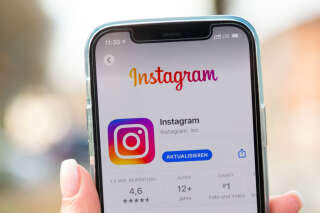 BARGTEHEIDE, GERMANY - FEBRUARY 26: (BILD ZEITUNG OUT)  In this  photo illustration,Instagram App on the iPhone-Display on February 26, 2021 in Bargteheide, Germany. (Photo by Katja Knupper/Die Fotowerft/DeFodi Images via Getty Images)
