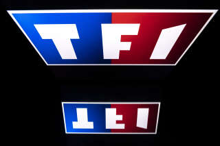This illustration picture taken on March 26, 2019 shows the logo of the private French television channel 
