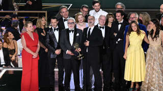 L’équipe de la série « Succession » a remporté le prix de la meilleure série dramatique aux Emmy Awards 2022 à Los Angeles ce 12 septembre.