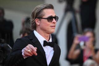 US actor and producer Brad Pitt arrives on September 8, 2022 for the screening of the film 
