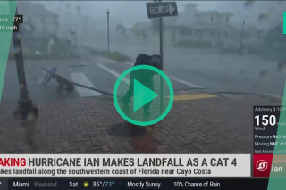 Face à l’ouragan Ian, ces reporters étaient en première ligne