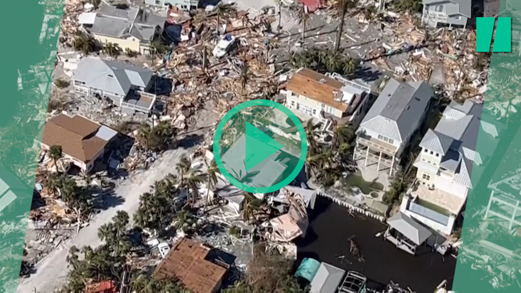 In Florida, geweldige foto’s van de schade na de passage van orkaan Ian