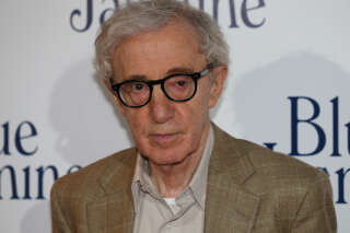 US film director Woody Allen poses during a photocall for the French Premiere screening of 