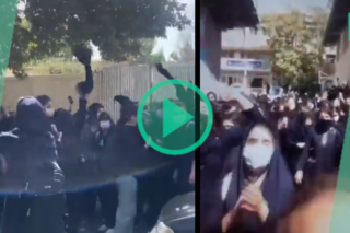 En Iran, ces écolières manifestent la tête non voilée et défient la répression