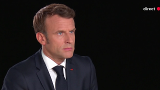 Emmanuel Macron sur France 2, le 12 octobre 2022.
